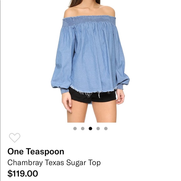 One Teaspoon off the Shoulder Top - Picture 2 of 3